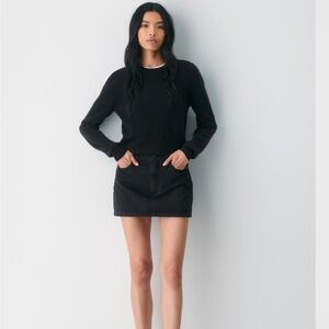 Denim Forum The '90s Ricci Denim Skirt